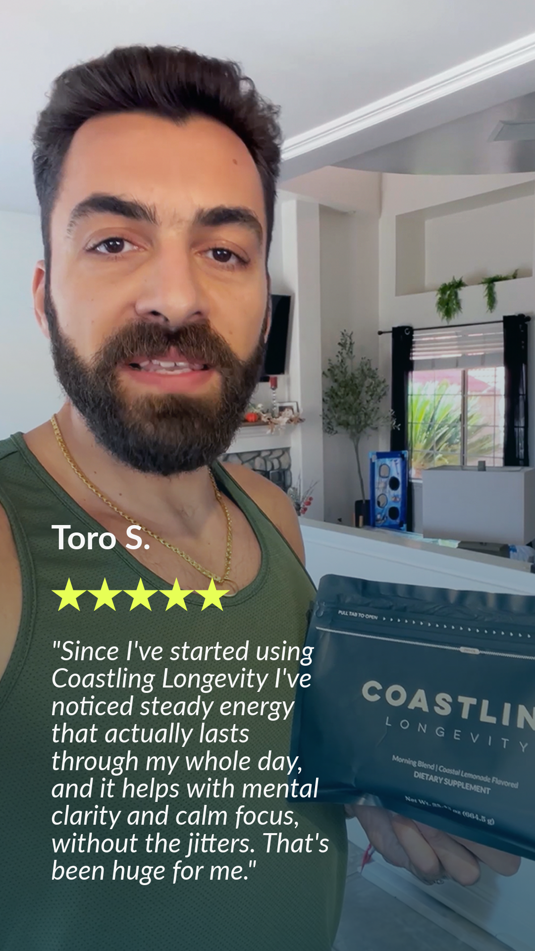 Customer morning routine with Coastline